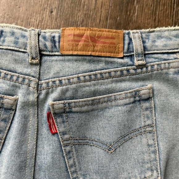 Denim & Cowhide Mini Skirt | Y2K Western Dream - Picture 4 of 4